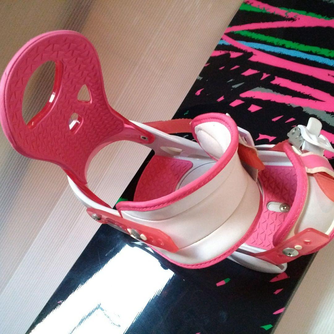 レディーススノーボード、バインディング、ブーツセット・3点