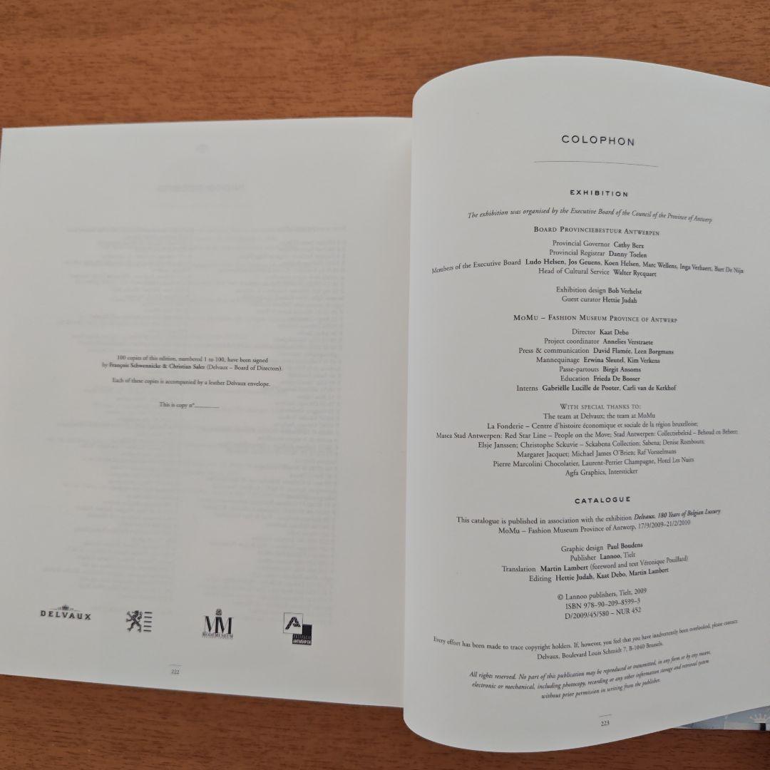 DELVAUXデルヴォー ブランドブック2009年　 超希少