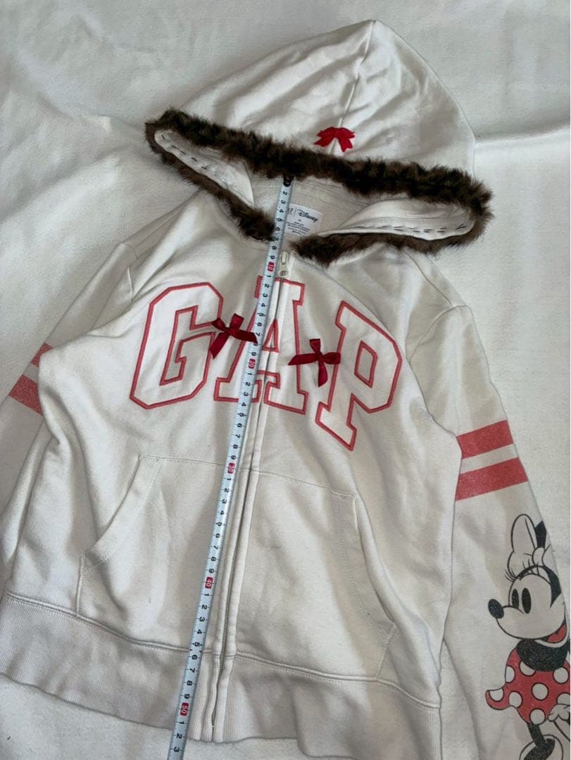 レア⭐︎リボンGAPミッキージップパーカー　y2k平成ギャルゴシック　マクブリンク