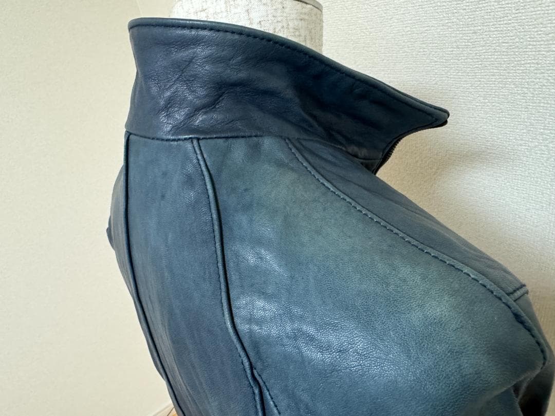 【美品】TÊTE HOMME テットオム革ジャン メンズレザーライダース