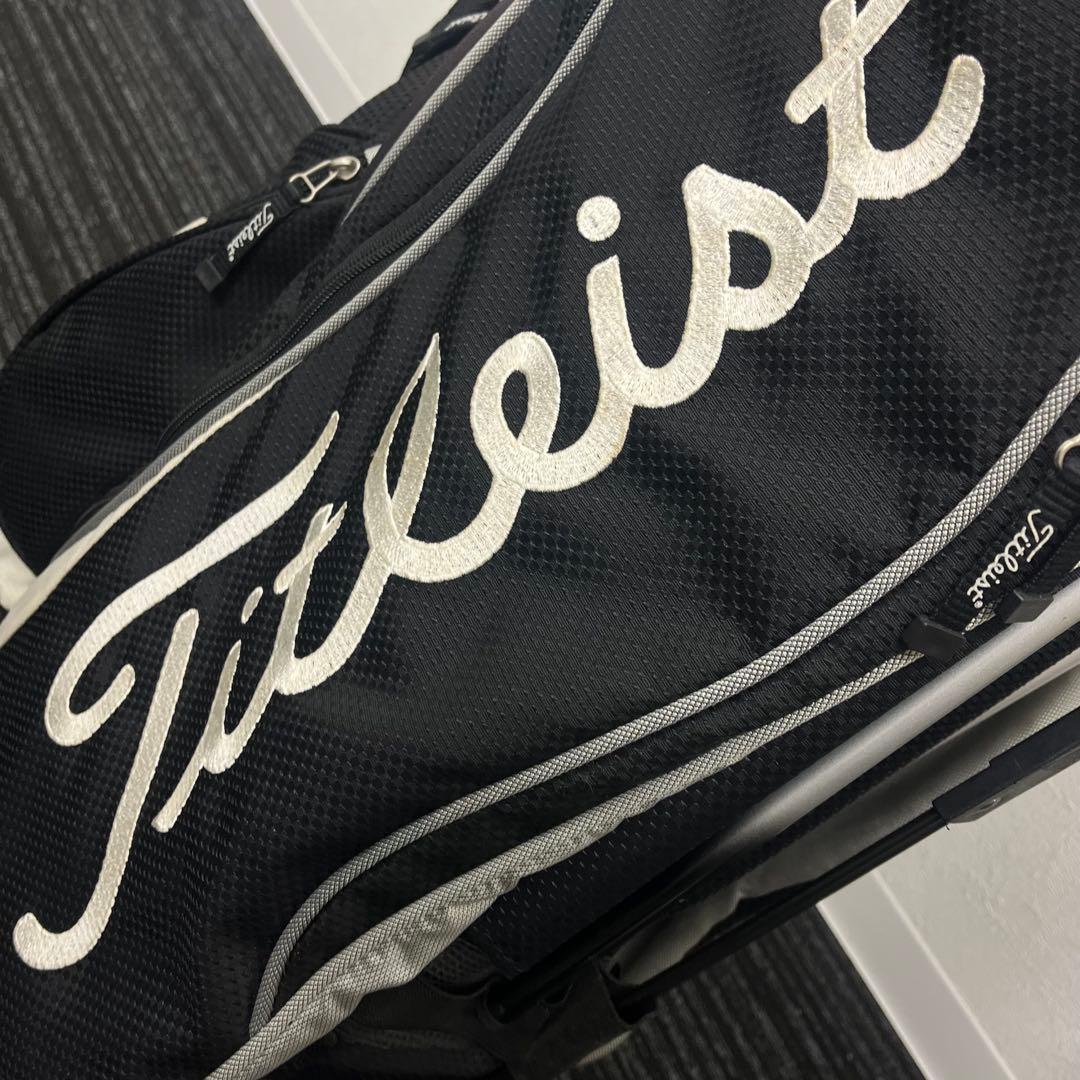 タイトリスト　キャディバッグ　黒　巾着付