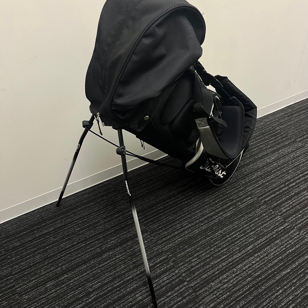 タイトリスト　キャディバッグ　黒　巾着付