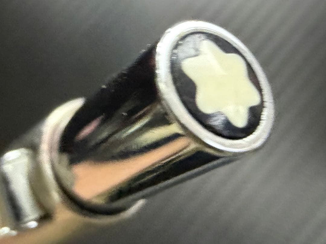 美品 モンブラン ノブレス スリムライン ステンレス ボールペン