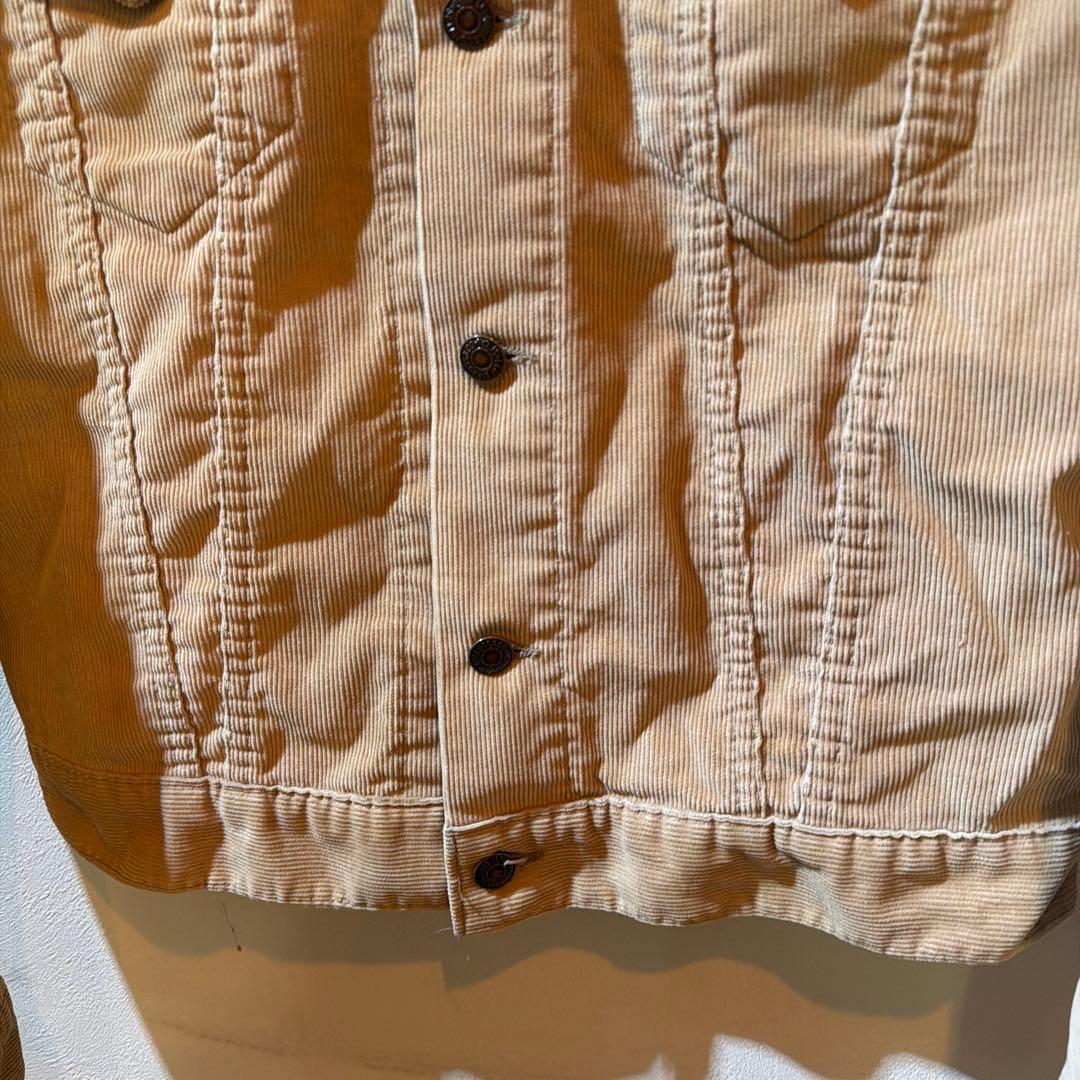 ヴィンテージ 70sリーバイス　コーデュロイトラッカー　ジャケット　40 MーL