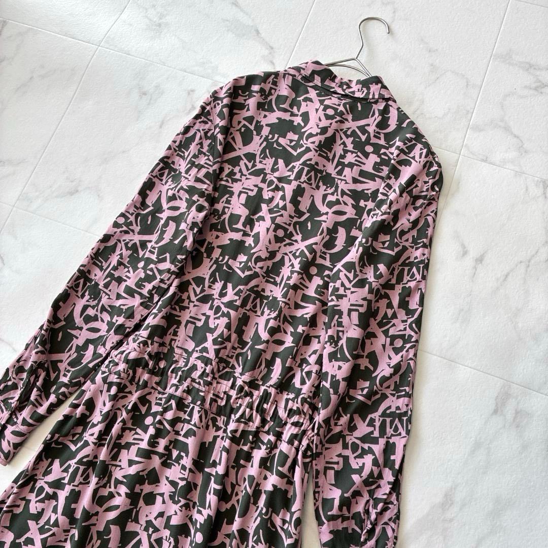 現行 MAX＆Co. マックスマーラ 総柄シャツワンピース 38 ベルト付