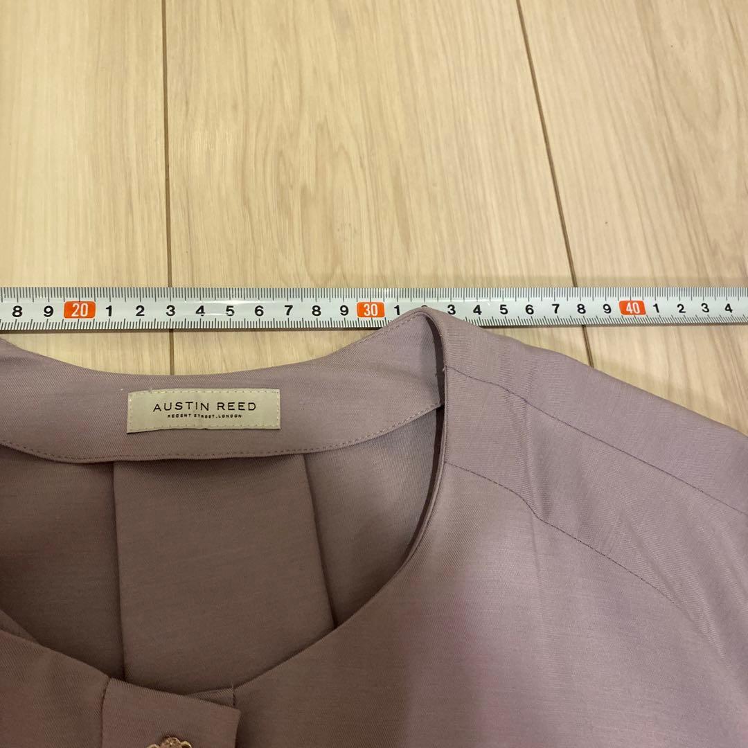 ク*۶様 美品❣️オースチンリードコート羽織り半袖薄手40サイズ