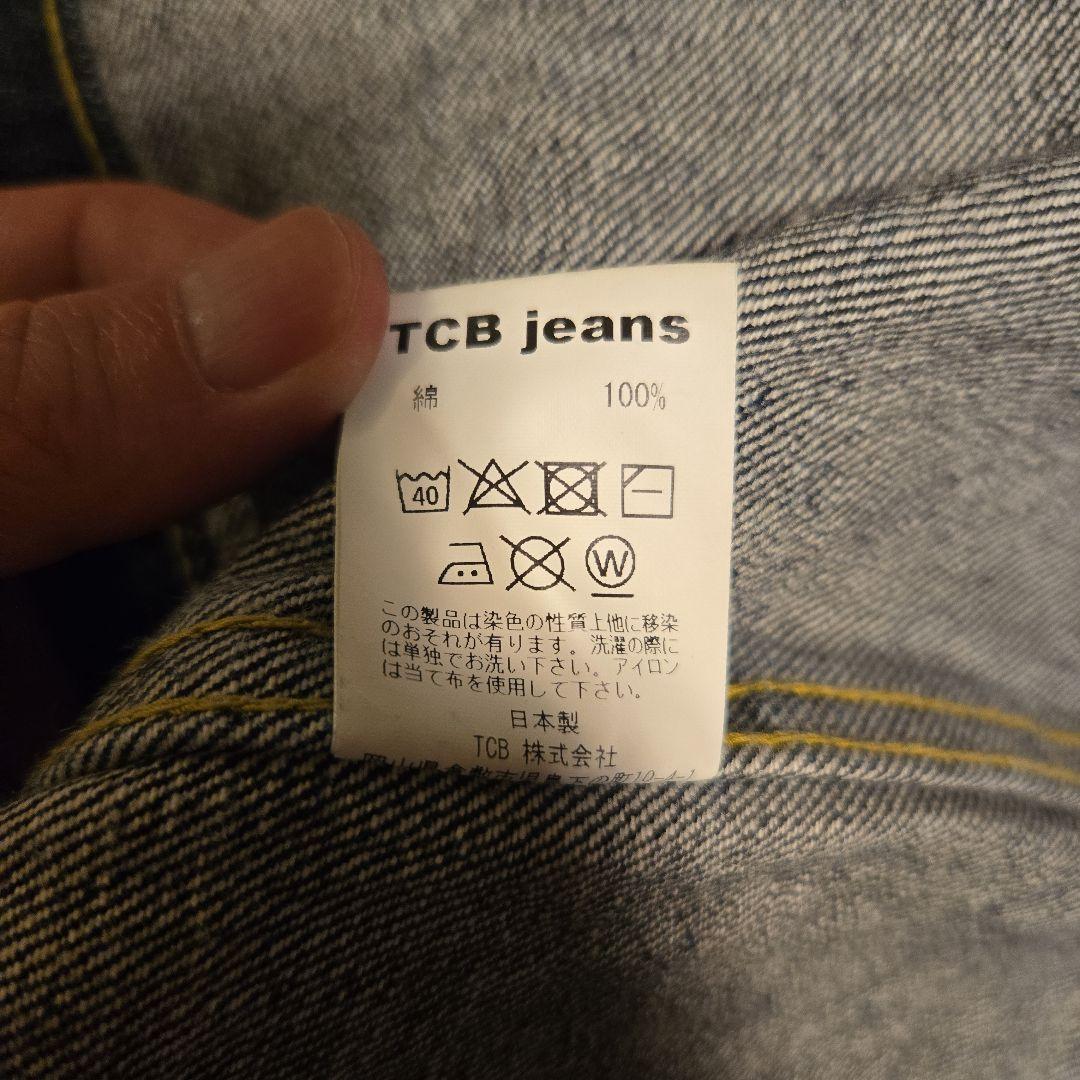 TCB JEANS 大戦モデル 月桂樹 赤タブ 42 Tバック