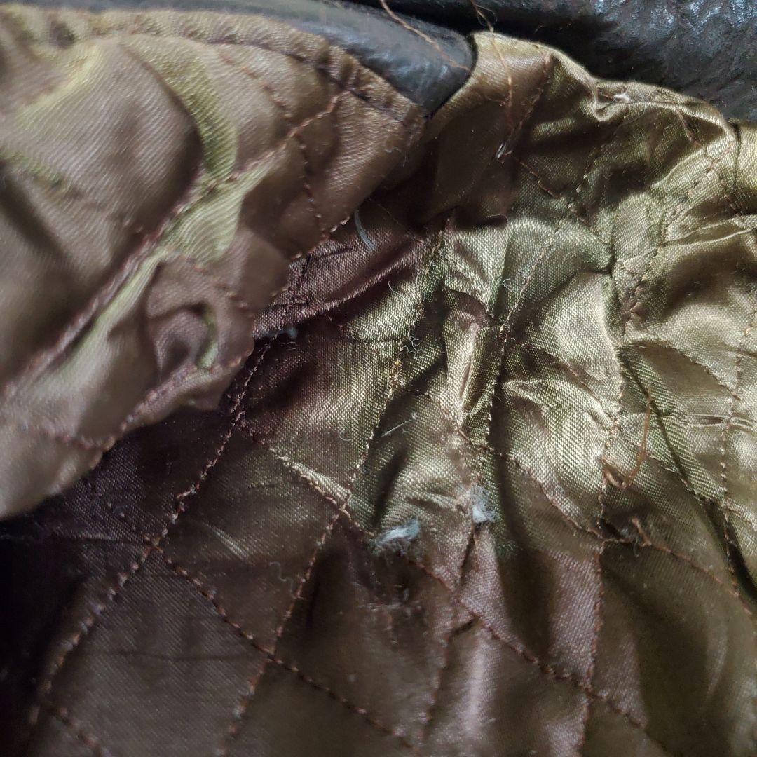 希少 フランス製 本革 ファイヤーマンジャケット ベルト オールレザー XL