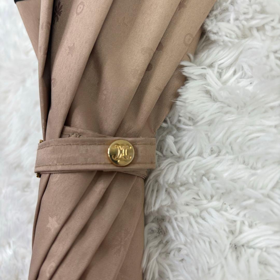 美品✨CELINE セリーヌ　トリオンフ　ゴールド金具　日傘