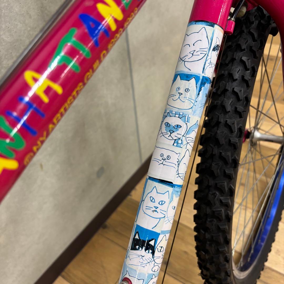 ブリヂストン マンハッタナーズ MTB MHM370 猫 26インチ ビンテージ
