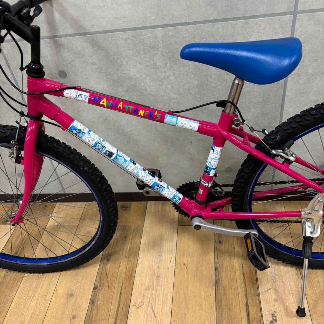 ブリヂストン マンハッタナーズ MTB MHM370 猫 26インチ ビンテージ