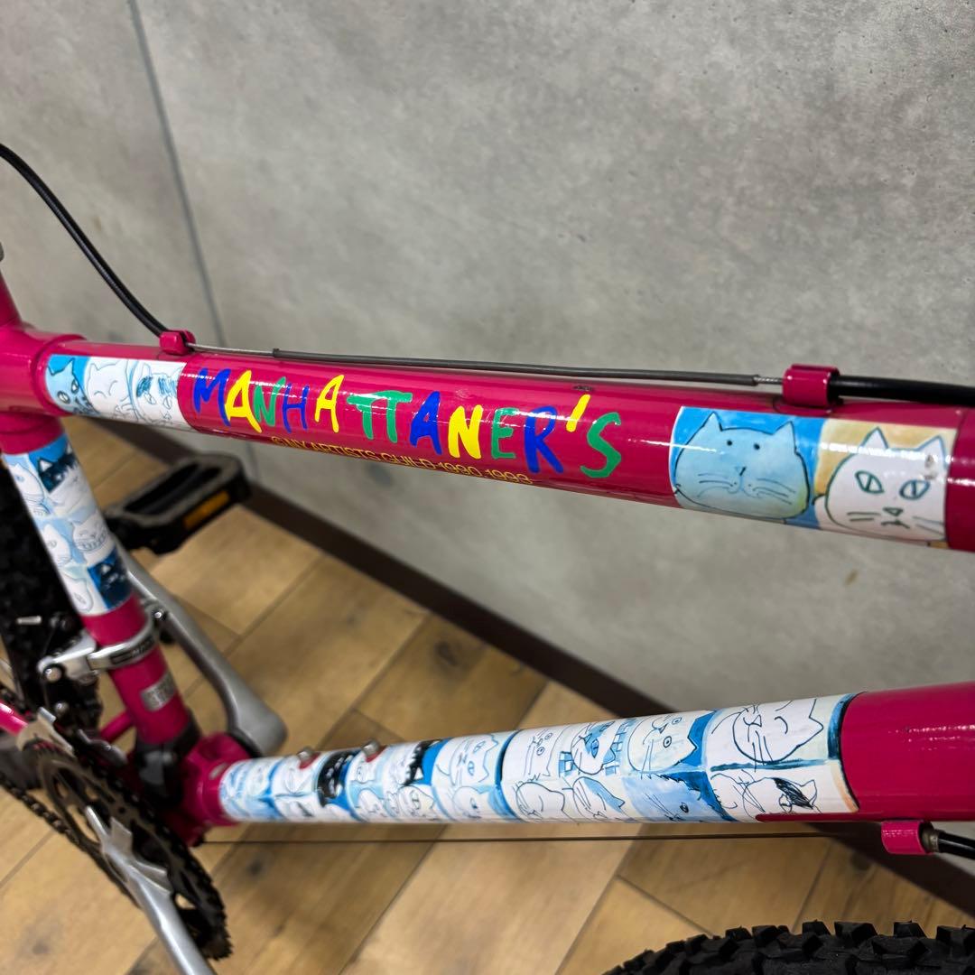ブリヂストン マンハッタナーズ MTB MHM370 猫 26インチ ビンテージ