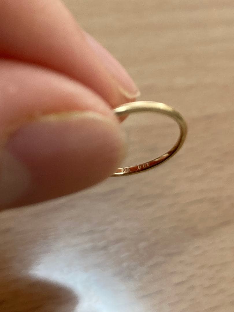 ete ピンキーリング　ダイヤモンド