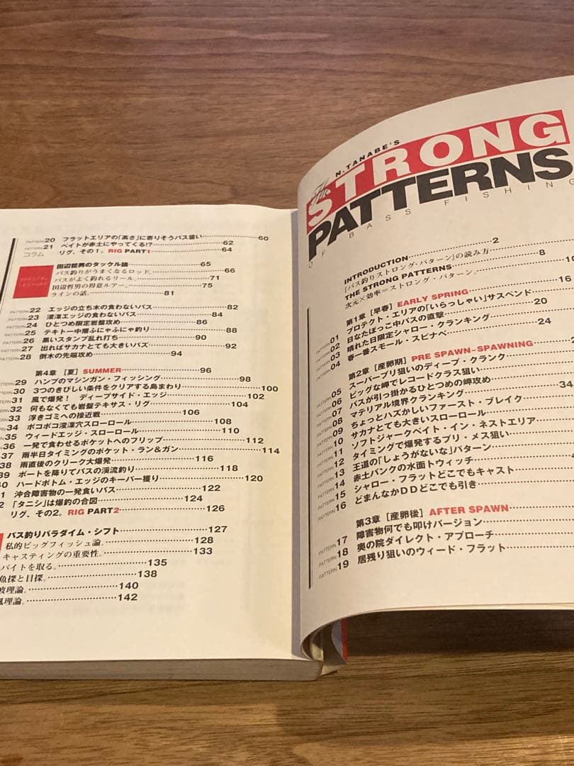 田辺哲男　バズフィッシング道場、　バス釣りストロングパターン等　４冊セット