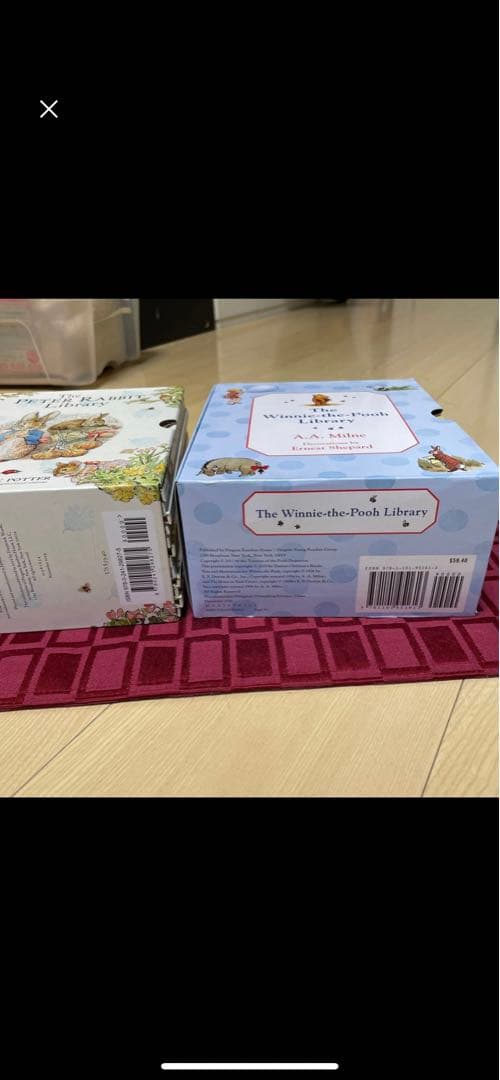 値下げ！【美品　洋書】ピーターラビット（12冊）・くまのプーさん（12冊）セット