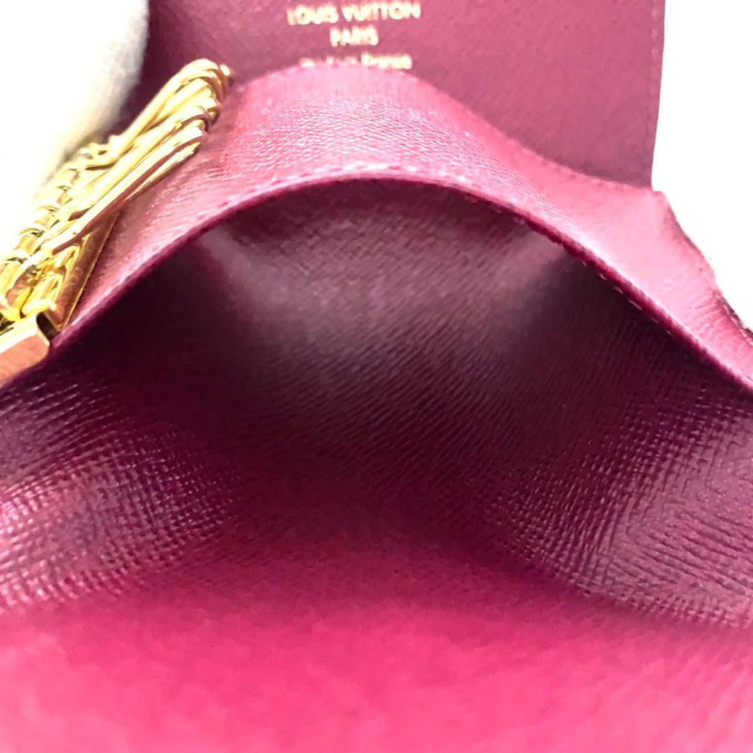 ルイ ヴィトン◎ミュルティクレ6 フューシャ　モノグラム キーケース ブラウン