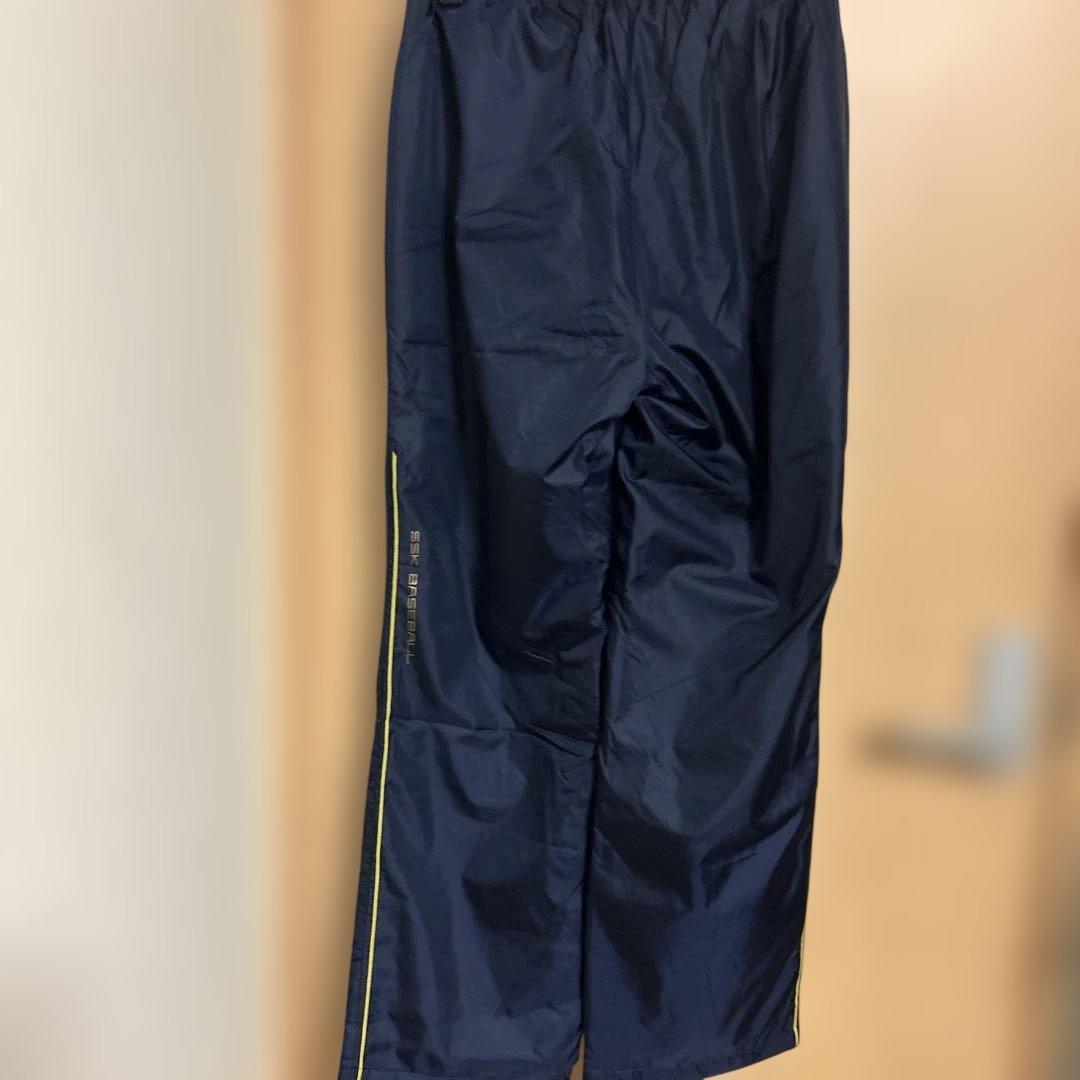 SSK 新品、未使用品　ハーフジップ セットアップ上下L サイズネイビー中綿入り