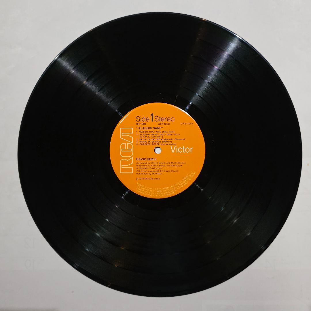 UK初版3T/3T A1 デヴィッド・ボウイ Aladdin Sane LP