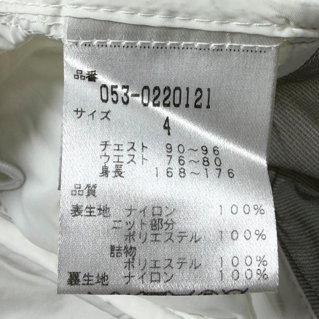 パーリーゲイツ ゴルフ メンズ ハイブリッド 中綿ブルゾン ホワイト サイズ4