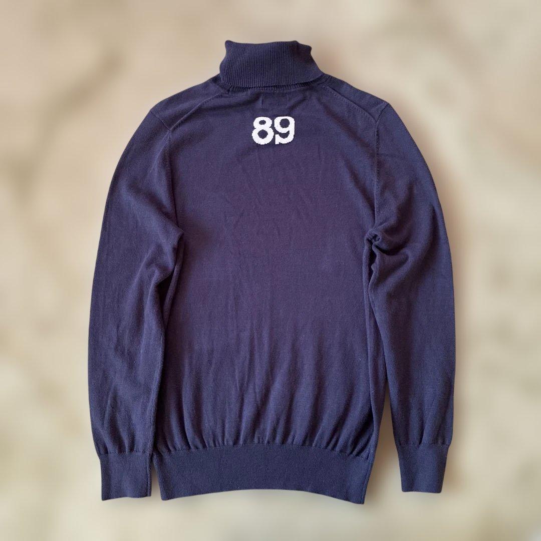 PEARLY GATES タートルネックセーター ネイビー　サイズ4