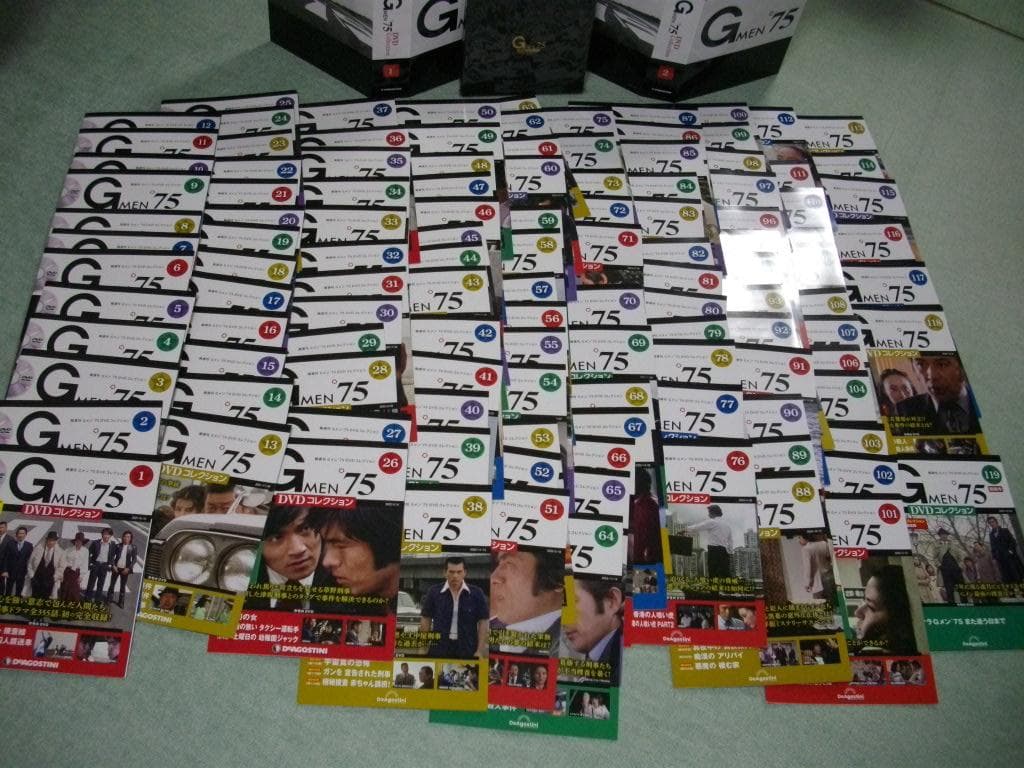 【Ｇメン'75 DVD全巻】 DVD全巻、マガジン全巻、バインダー2冊、他