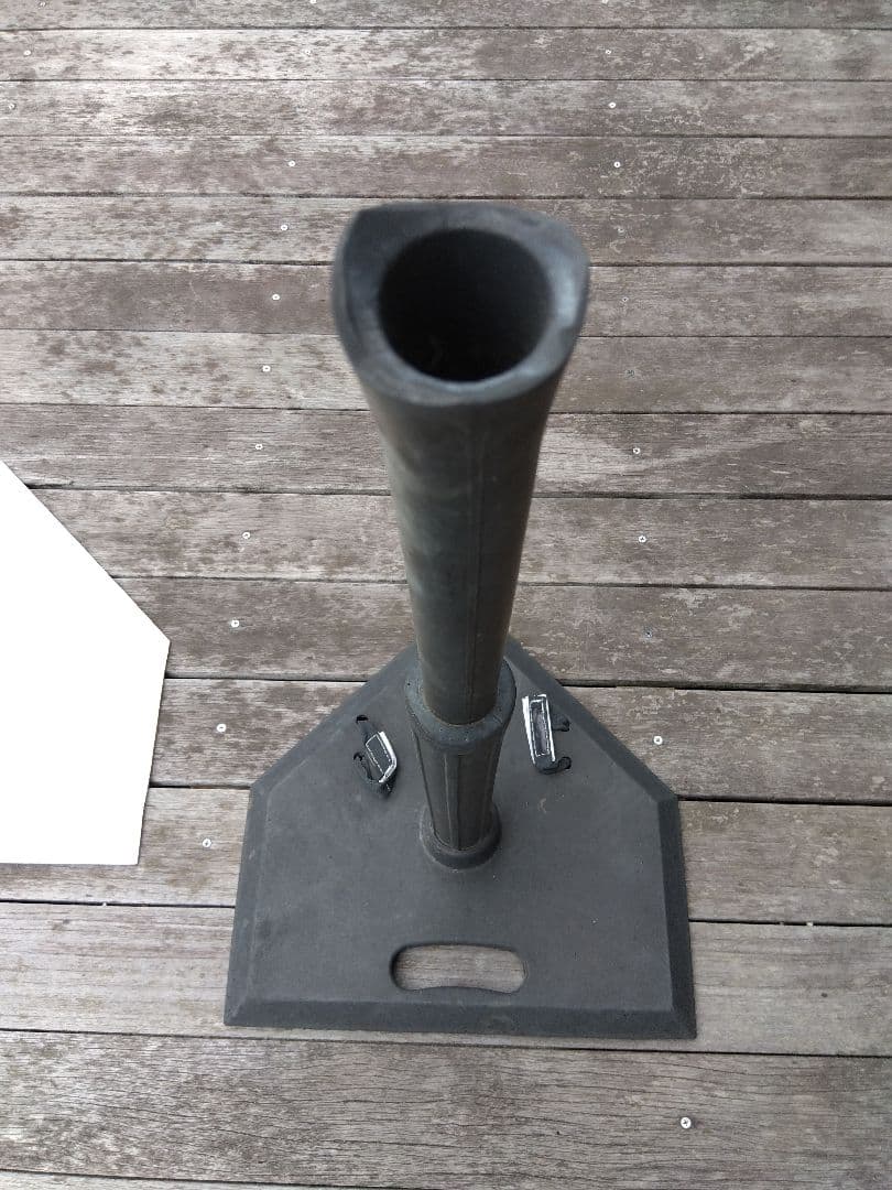 【引取限定】野球バッティングゲージ硬式用 単管パイプセット+ティーS+ベース