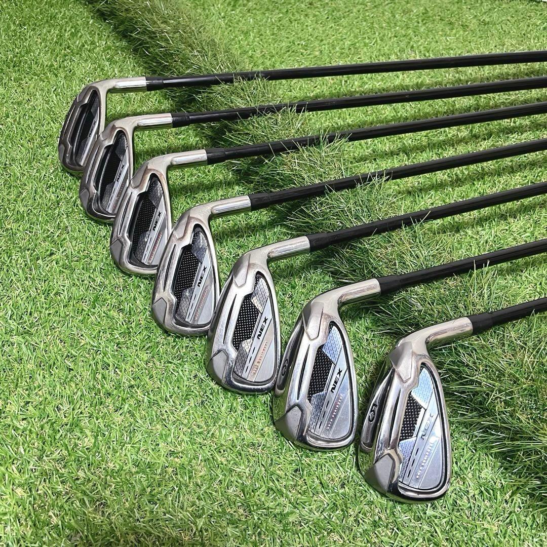 即戦力これからゴルフを始める方にオススメ NEX メンズゴルフクラブ11本セット