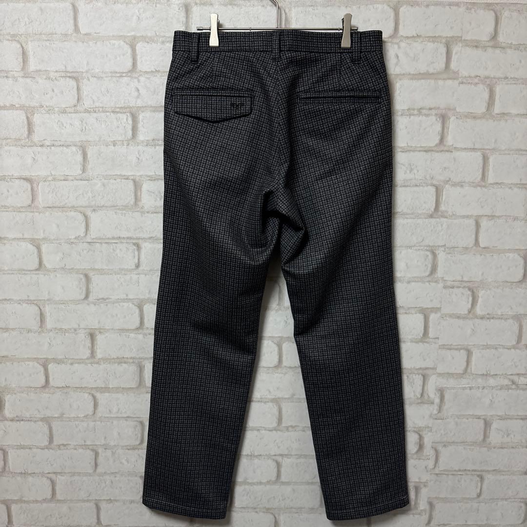 【美品】 MUNITALP ゴルフウェア　パンツ　ダウン　グレー　刺繍　78