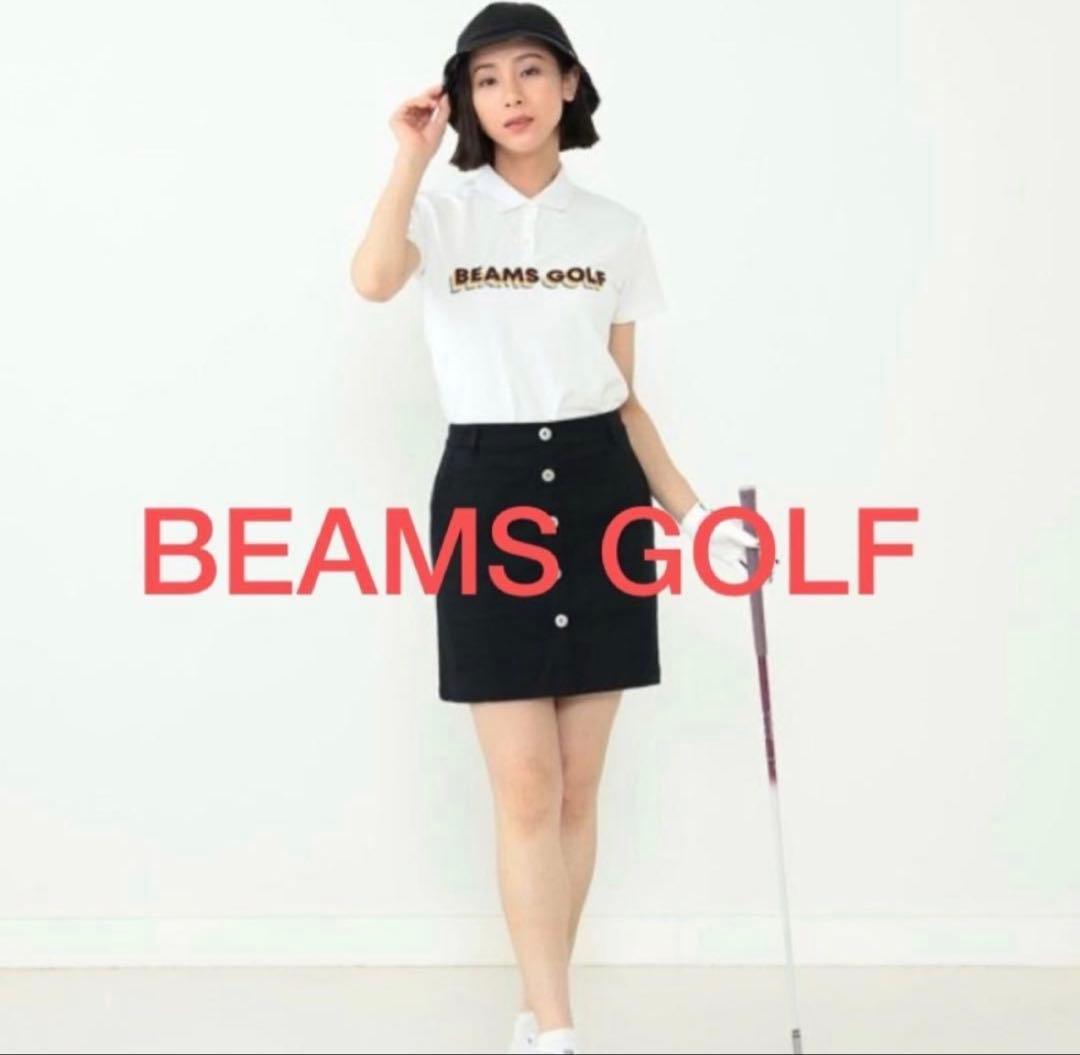 BEAMS GOLF グラデーションロゴ ポロシャツ L