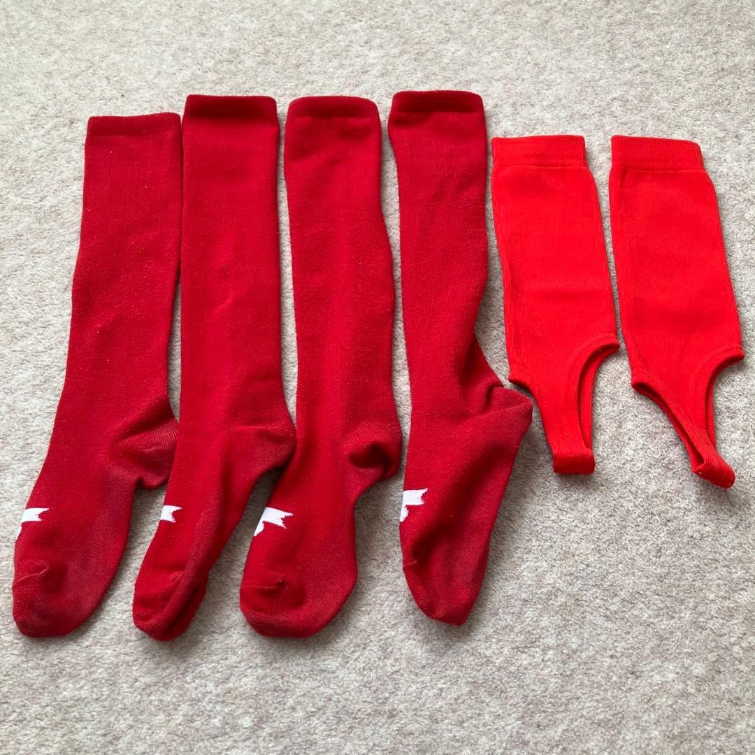 ポルテ 野球ユニフォームセット 赤