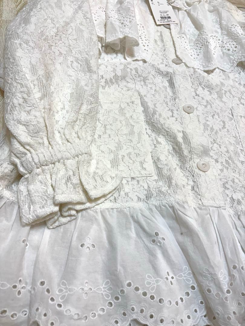 新品　merry jenny メリージェニ　レースジャケット