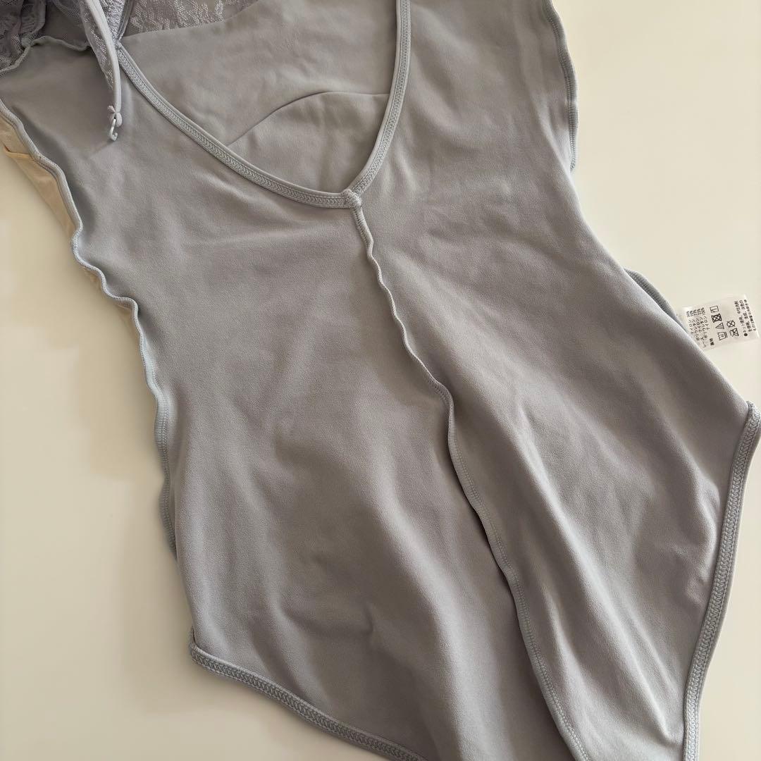 チャコット　ハーフスリーブレオタード　Sサイズ　グレー