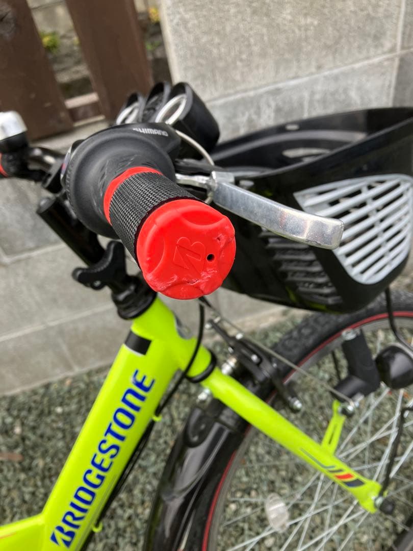 BRIDGESTONE キッズバイク 蛍光グリーン 松山市近郊で手渡し希望