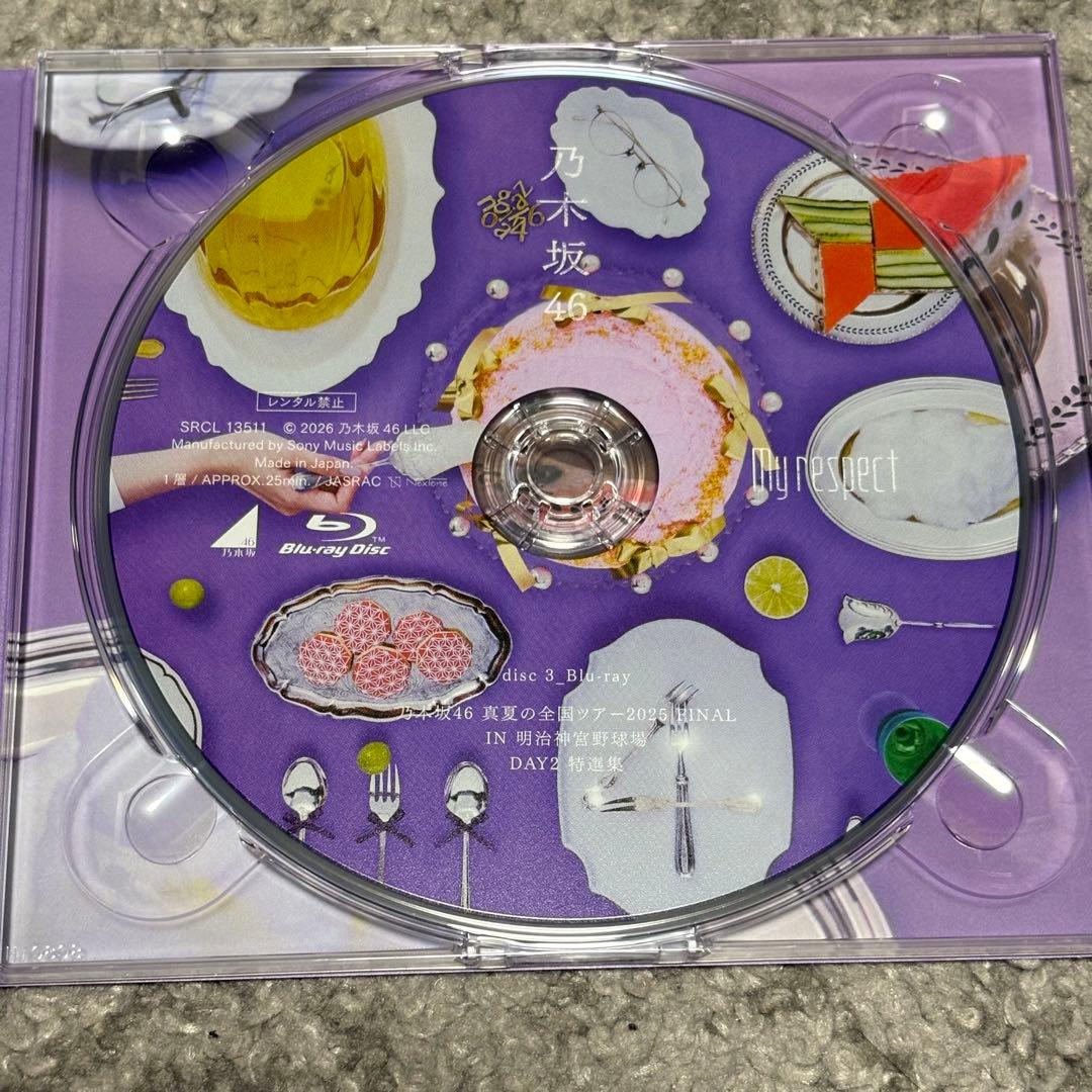 乃木坂46 5thアルバム「My respect」 完全生産限定盤 ABC 通常