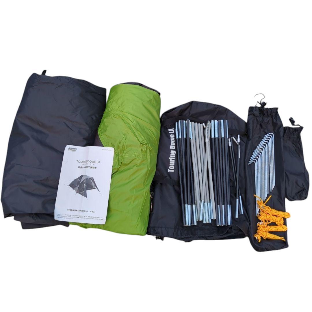 Coleman Touring DOME LX グリーン ソロキャンプ