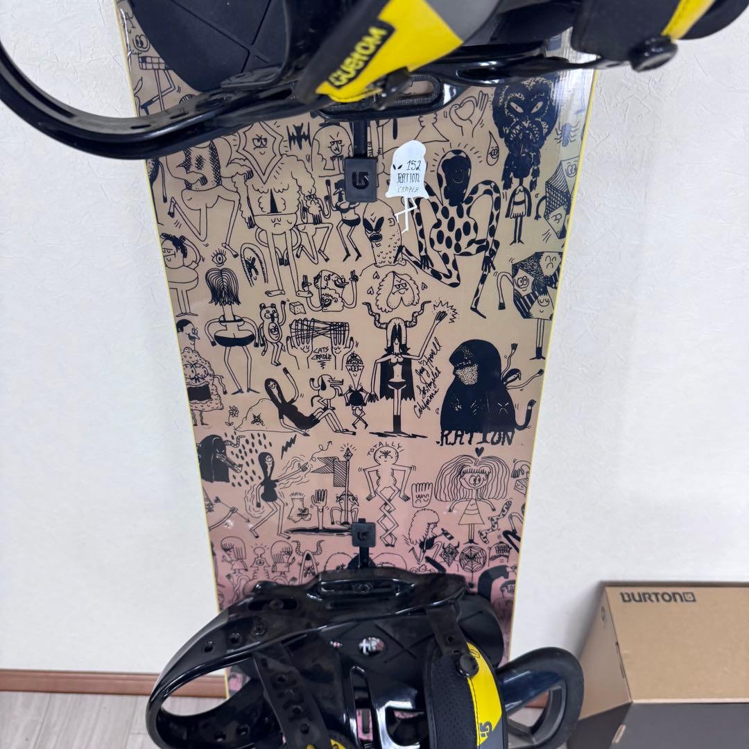 BURTON スノーボード 152cm ブーツ 27.5cm セット