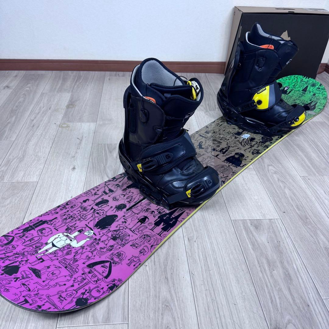 BURTON スノーボード 152cm ブーツ 27.5cm セット