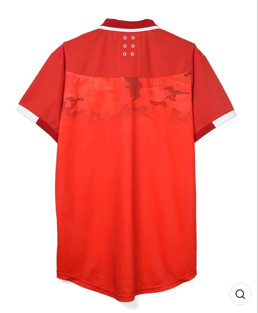 【美品】Russeluno 迷彩柄レッドシャツ サイズ5