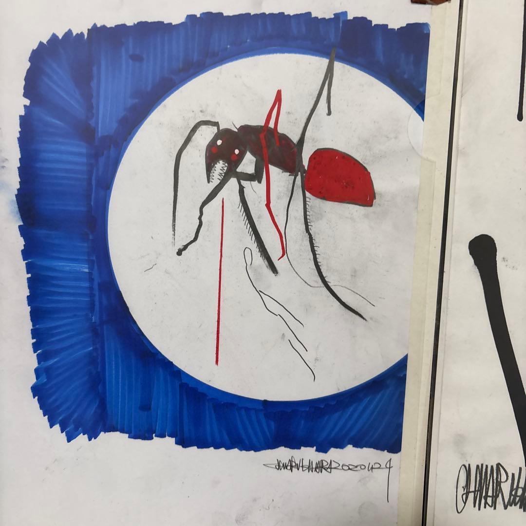 木原千春さん5分間ドローイング作品