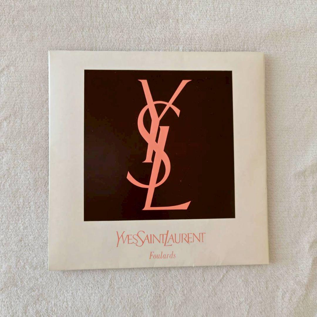 Yves Saint Laurent スカーフ 大判 シルク ヴィンテージ
