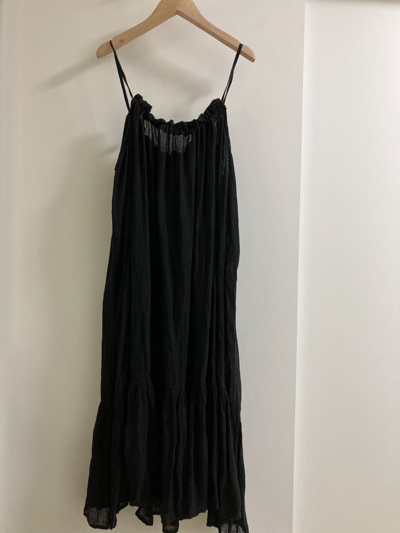 nestrobe ネストローブ　リネンガーゼ2wayキャミワンピース