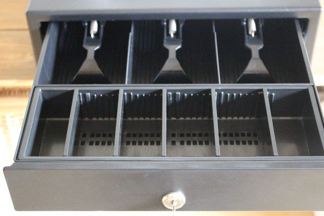 AirREGI対応 レジプリンタ（RP-D10）ドロアセット（ブラック）鍵付き