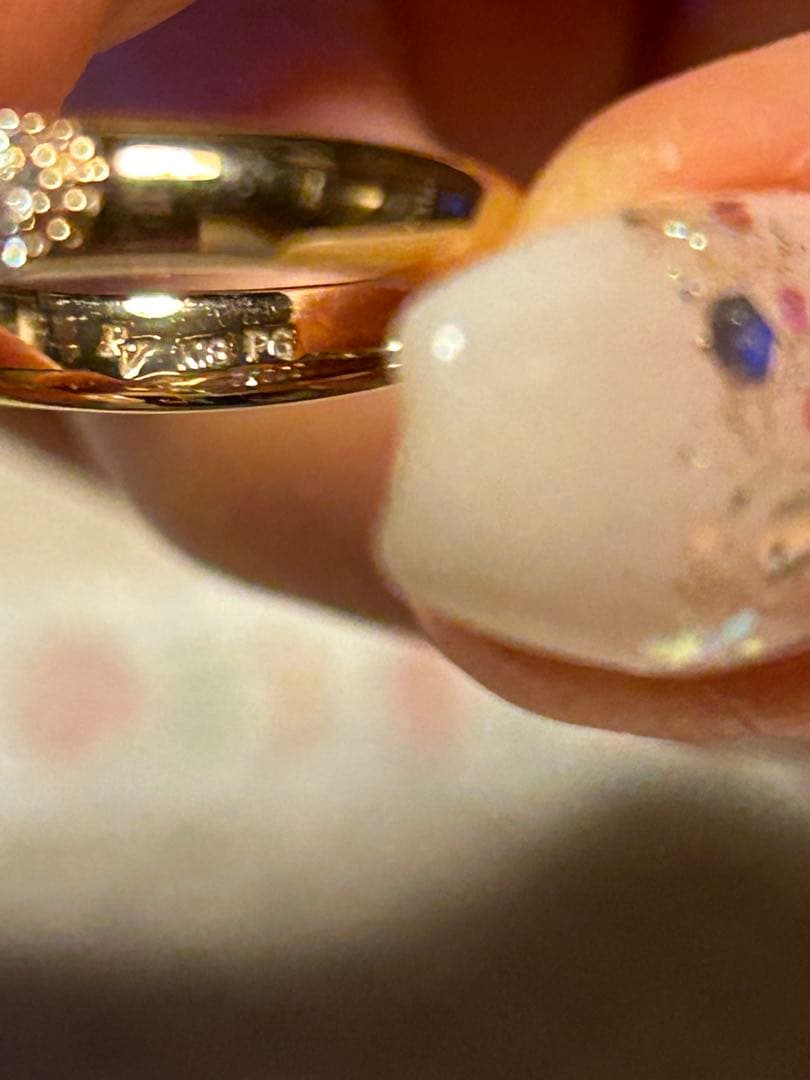 Ponte Vecchio ストーン付きゴールドリング