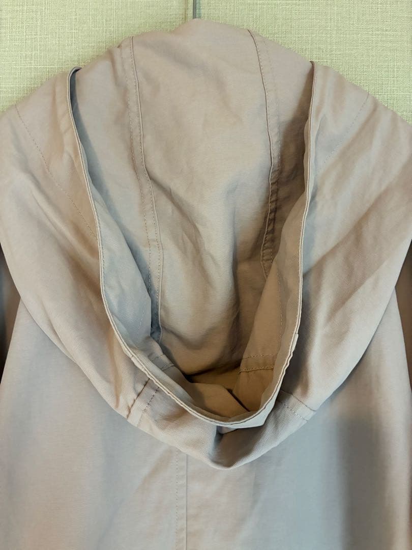 美品SLOBE IENA 2024SS NCウェザーフーディーブルゾン ベージュ