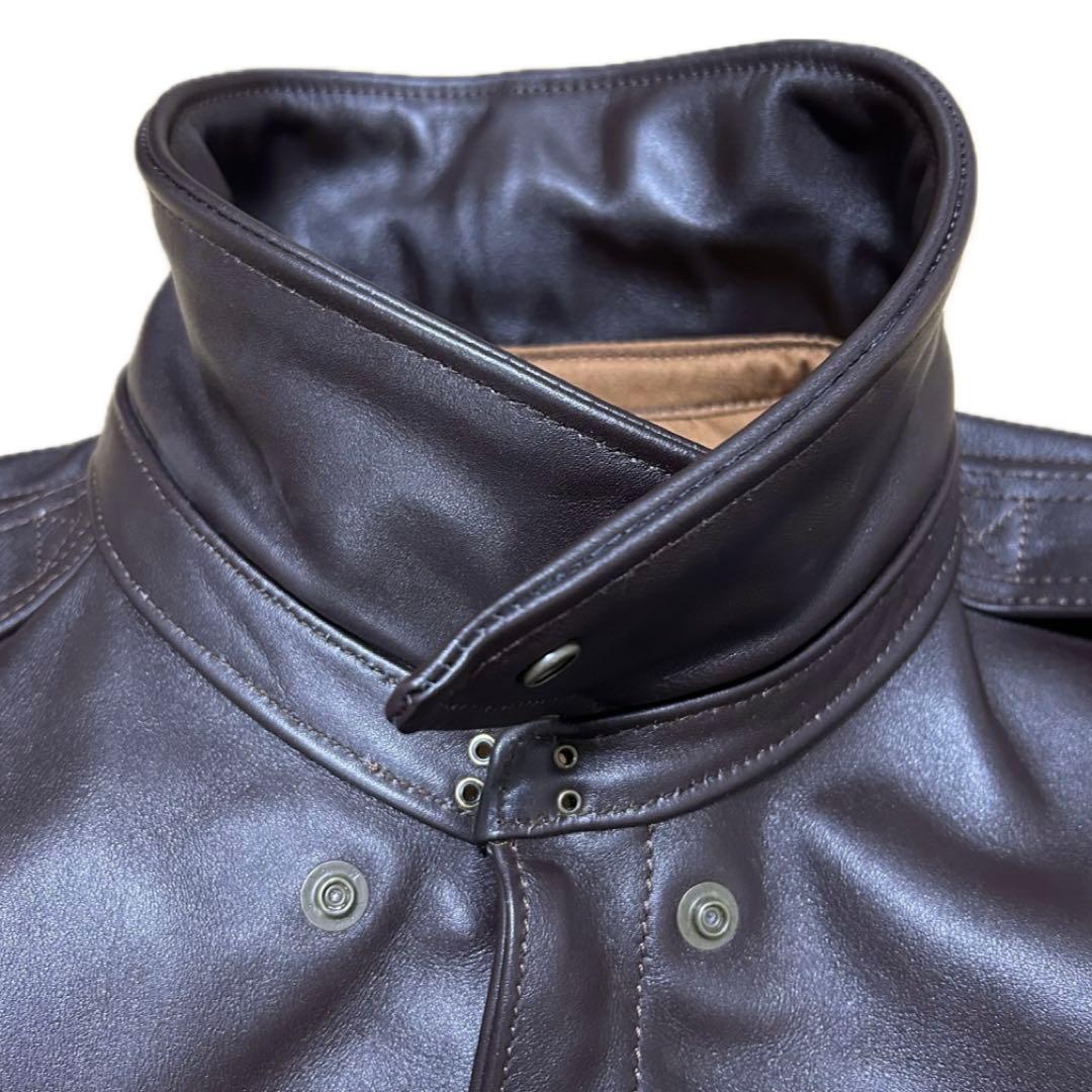 極美品 A-2 FLIGHT JACKET レザー 牛革 フライトジャケット