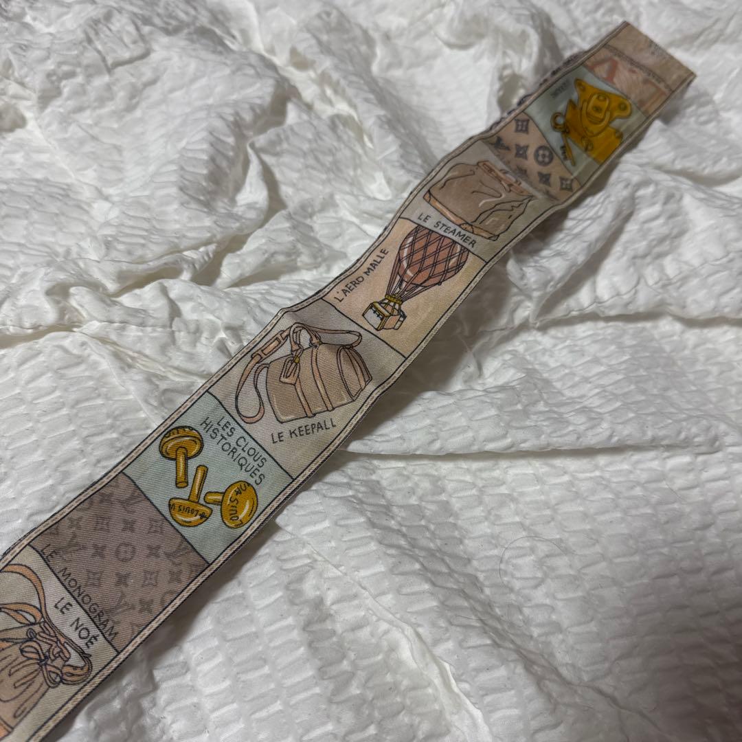 LOUIS VUITTON ルイヴィトン シルク バンドー バック柄