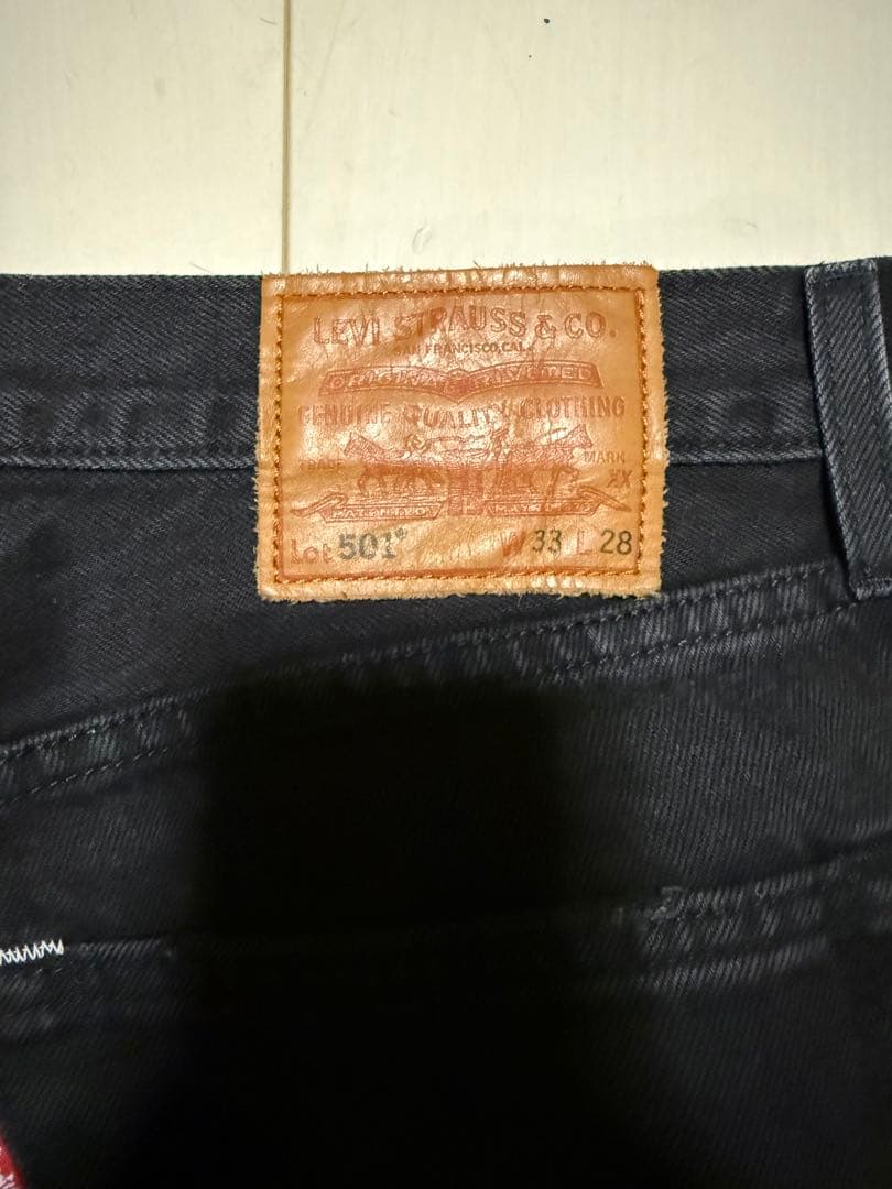 リーバイス 501 ブラック ジャーナルスタンダード別注 W33 L28