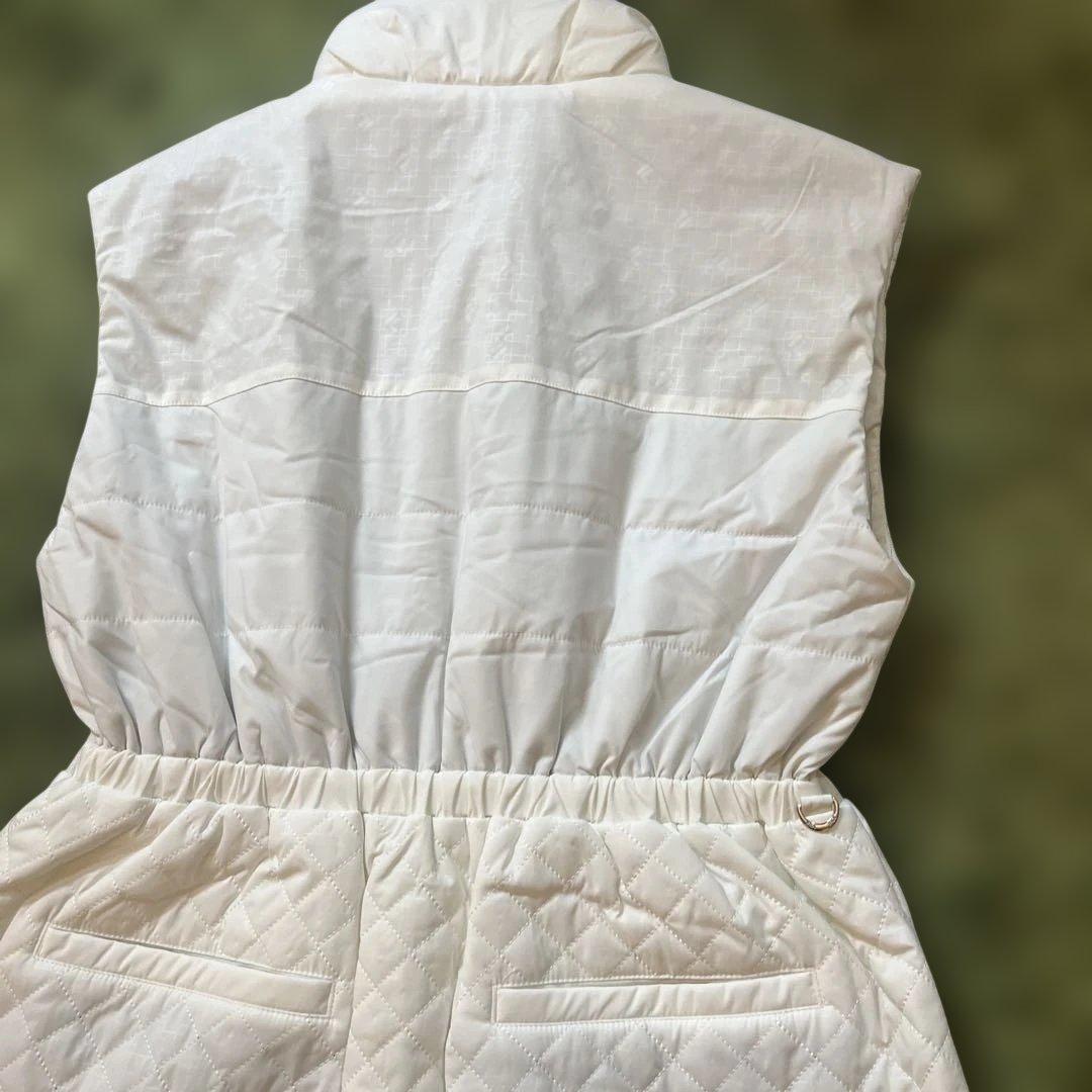 新品Lサイズ　フィラゴルフ撥水加工蓄熱保温ストレッチキルティング ワンピース