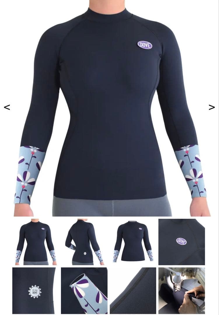 DOVE ダブ ウェットスーツ L/Sジャケット（1mm）WOMENS