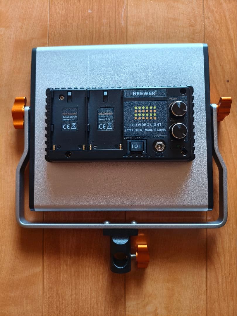 NEEWER 480 LEDビデオライトとデュフューザーのセット×2 照明撮影用